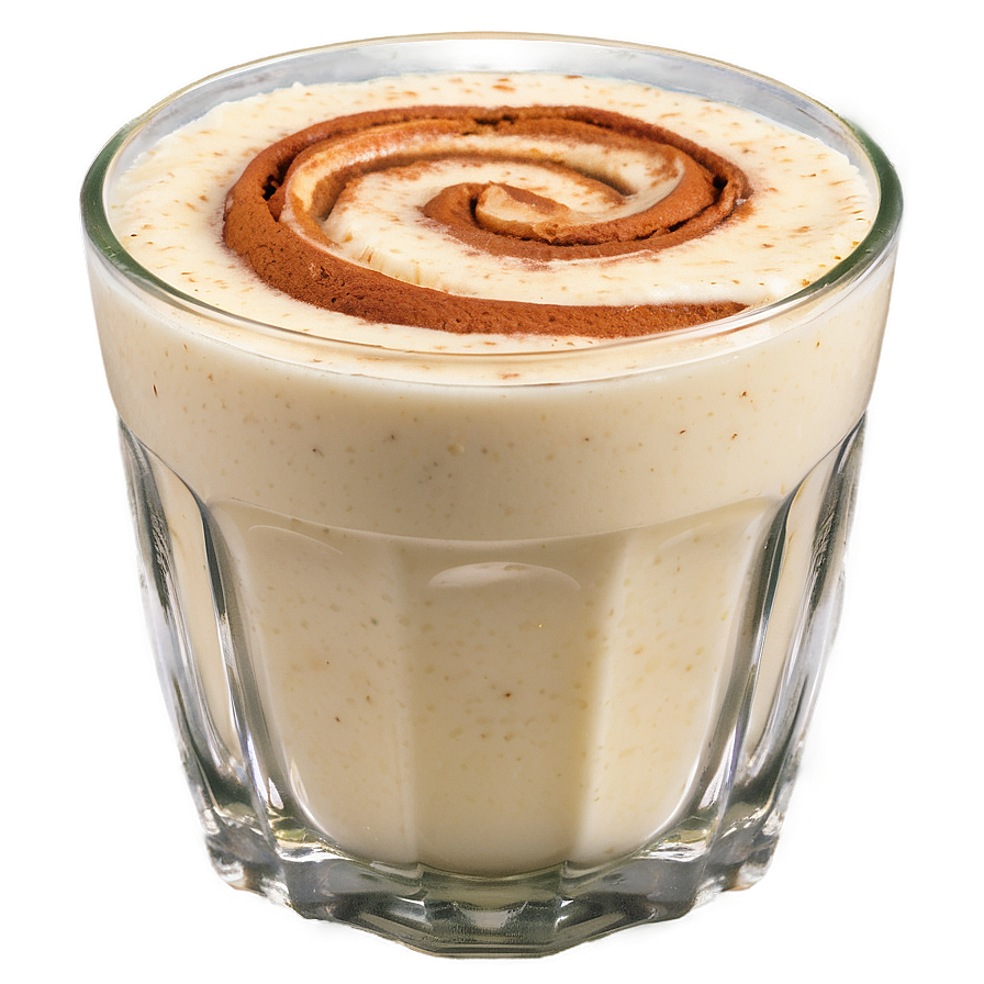 Eggnog With Cinnamon Swirl Png 45