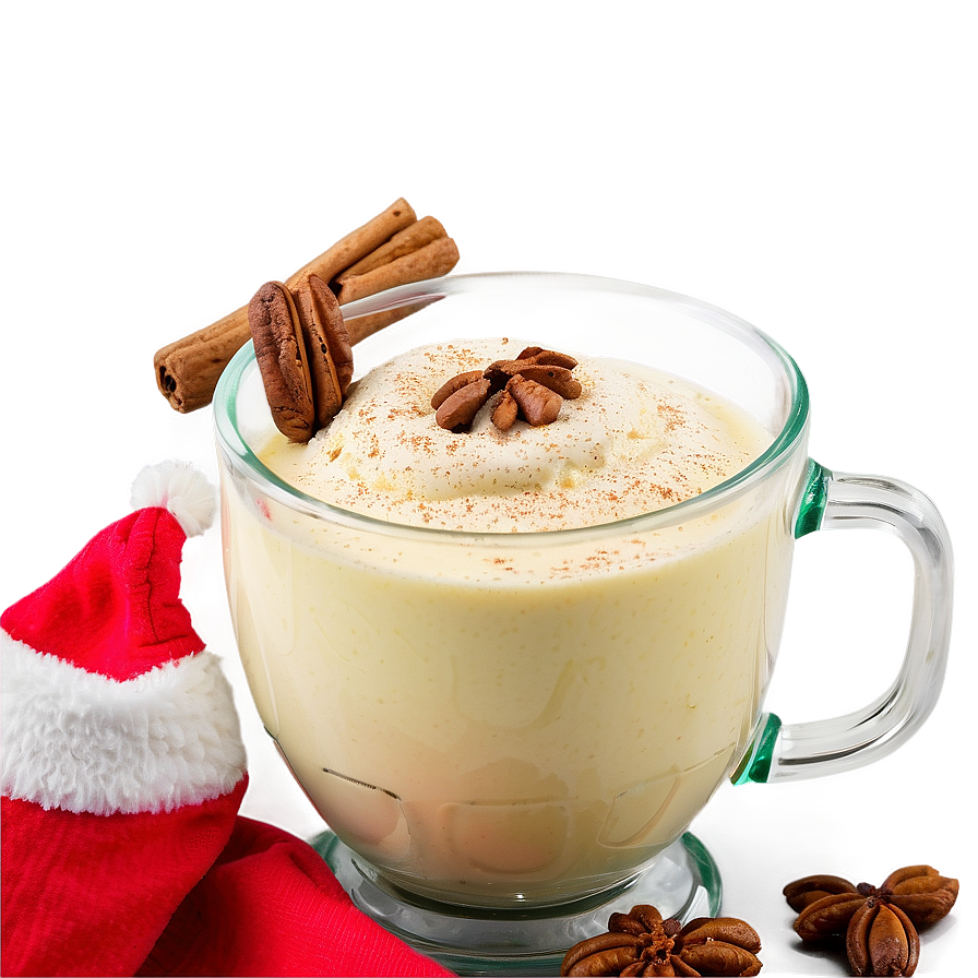 Eggnog With Nutmeg Dusting Png Nmt