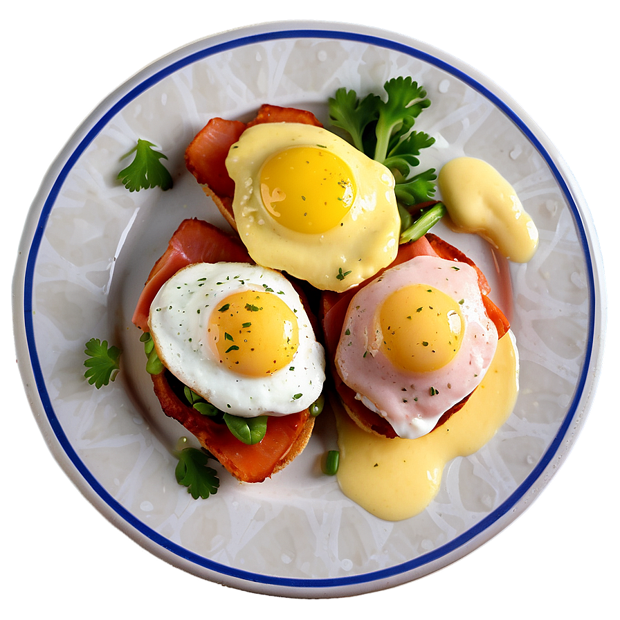 Eggs Benedict Plate Png Xwt94