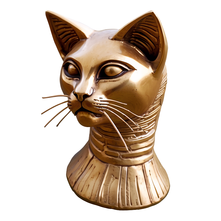 Egyptian Cat Head Statue Png 46