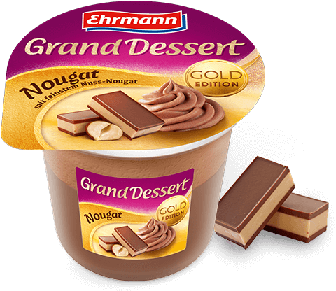 Ehrmann Grand Dessert Nougat Packaging