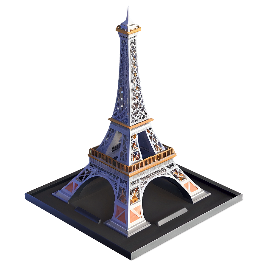 Eiffel Tower 3d Model Png Quh