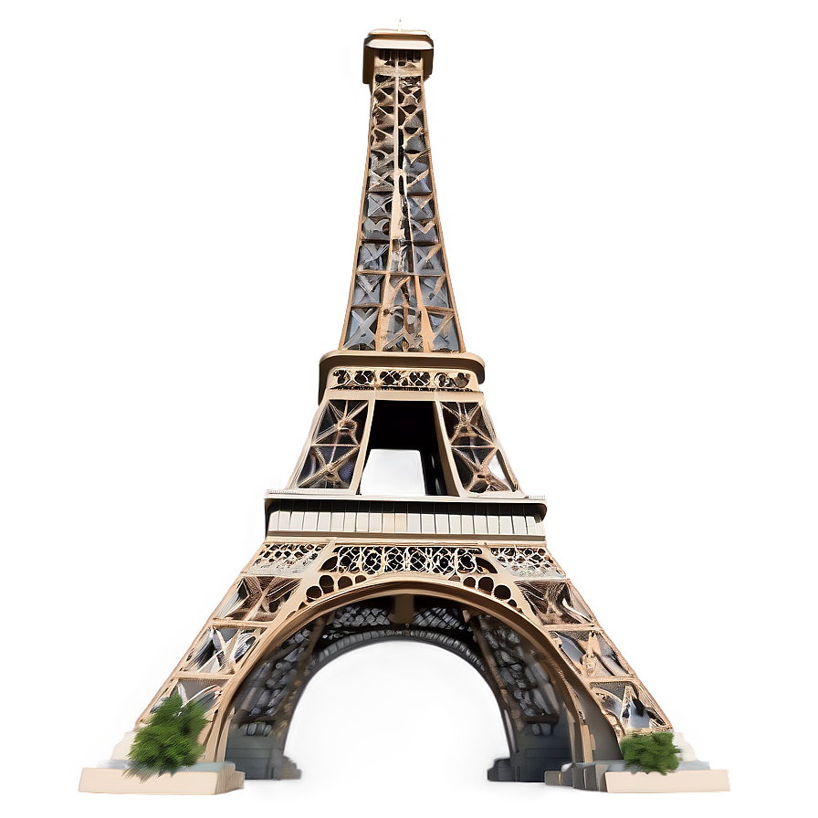 Eiffel Tower Close-up Structure Png 29