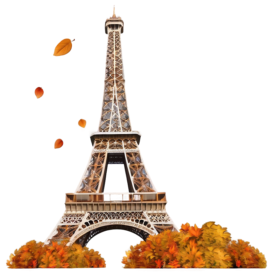 Eiffel Tower During Autumn Png Reg