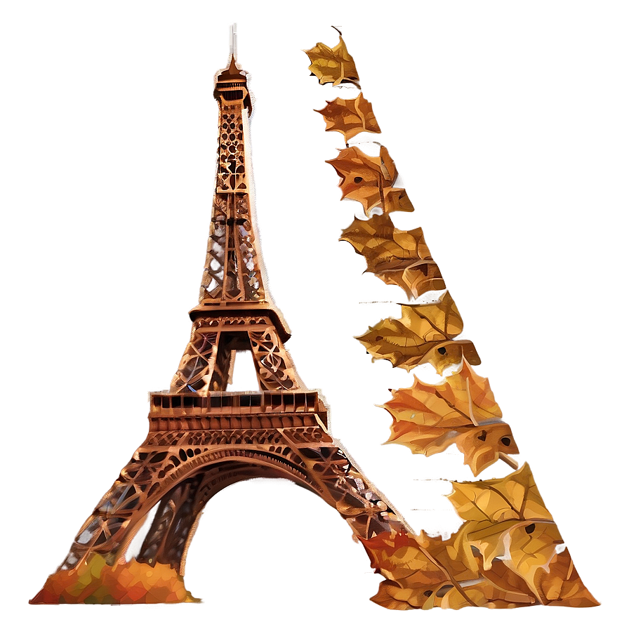 Eiffel Tower During Autumn Png Xkq72