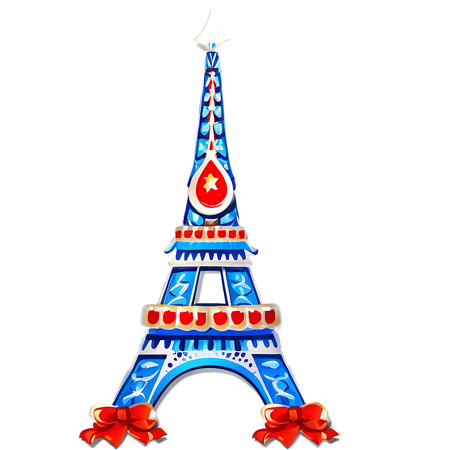 Eiffel Tower Festive Decorations Png 64