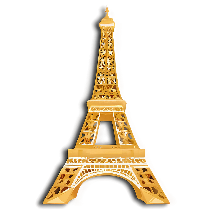 Eiffel Tower Golden Hour Png Wms