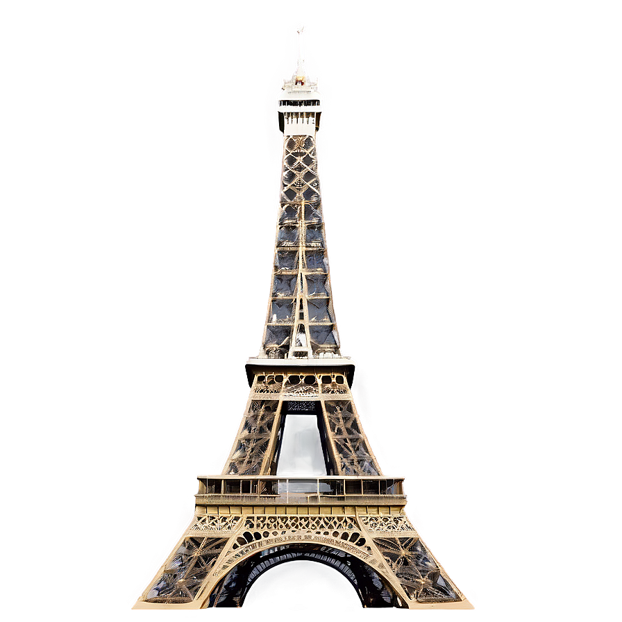 Eiffel Tower Historical Photo Png 87