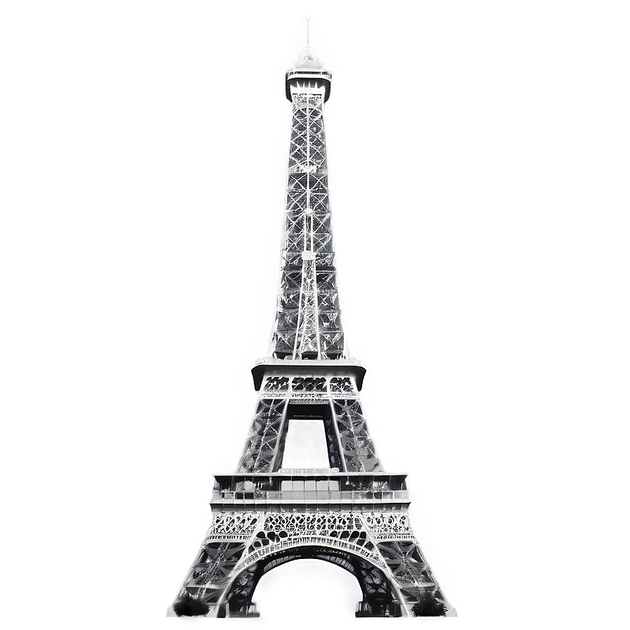 Eiffel Tower Historical Photo Png Thv