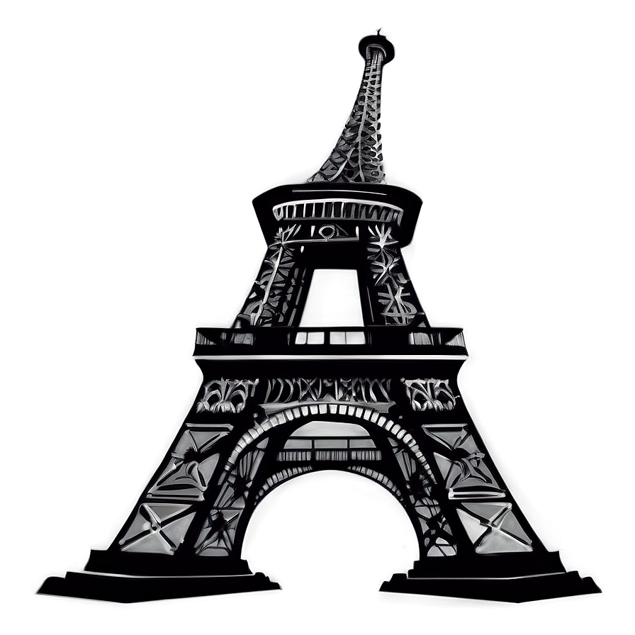 Eiffel Tower Silhouette Png 39