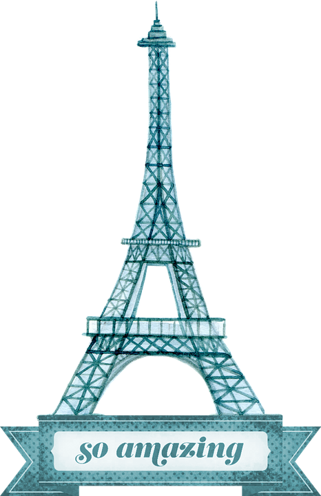 Eiffel Tower So Amazing Illustration