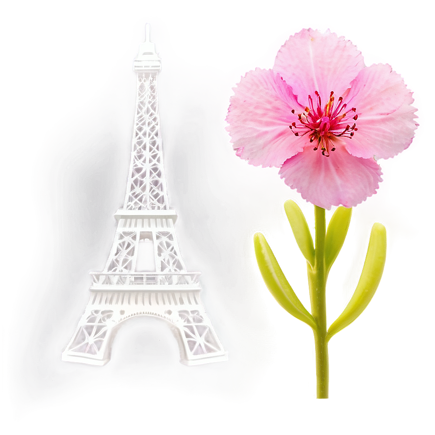 Eiffel Tower Spring Blossom Png 79