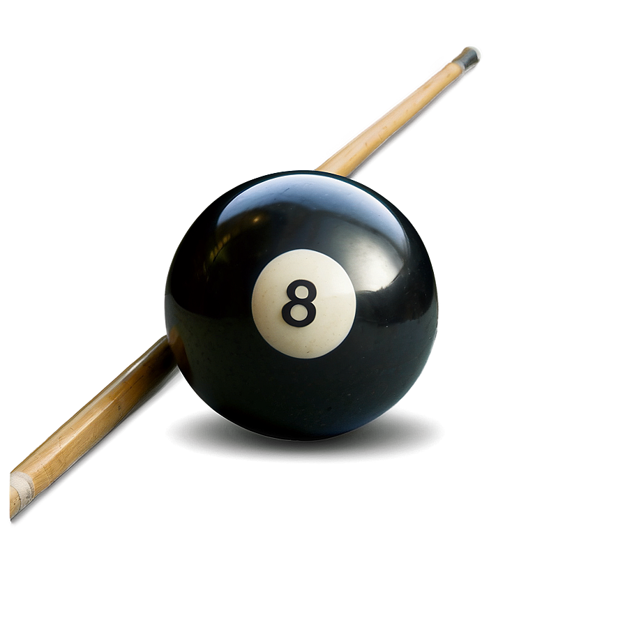 Eight Ball With Cue Png Dvj