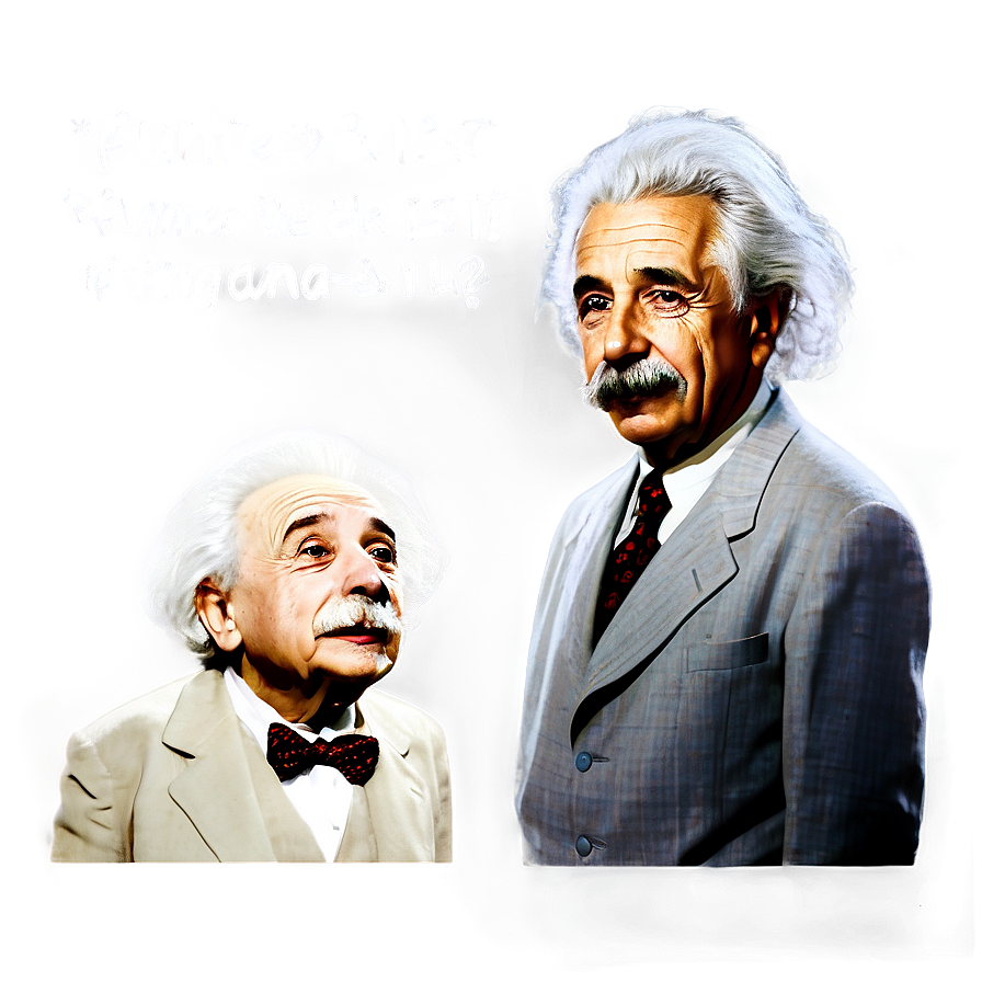 Einstein And E=mc2 Png Jnm