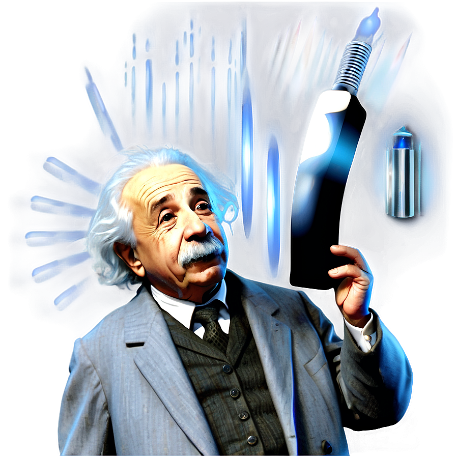 Einstein And Light Beam Png Dxa62