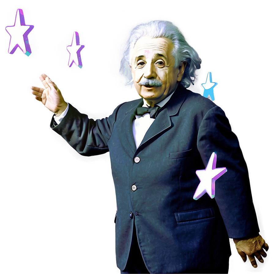 Einstein And Stars Png 6