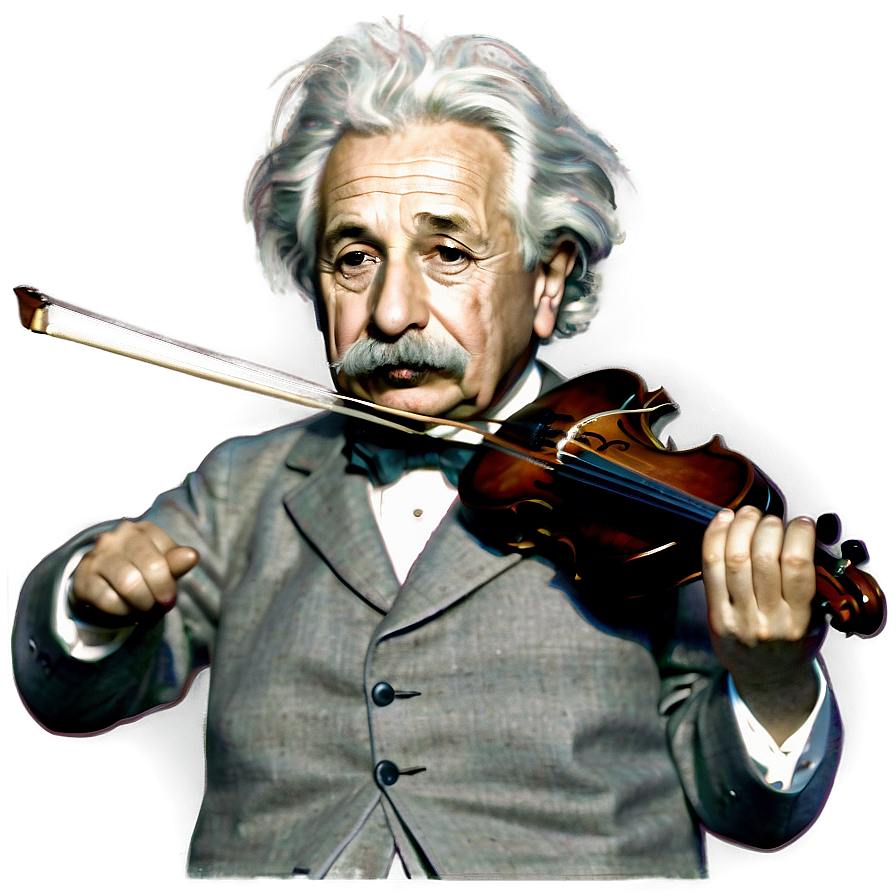 Einstein And Violin Png 06242024