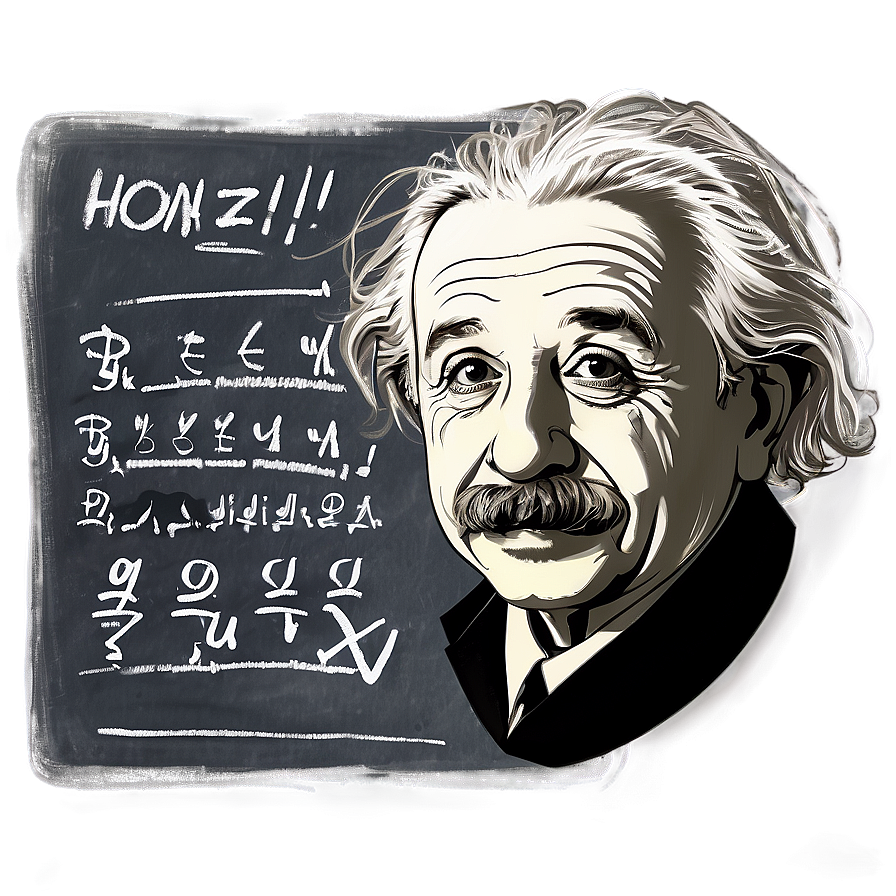 Einstein Chalkboard Equation Png Dxl23