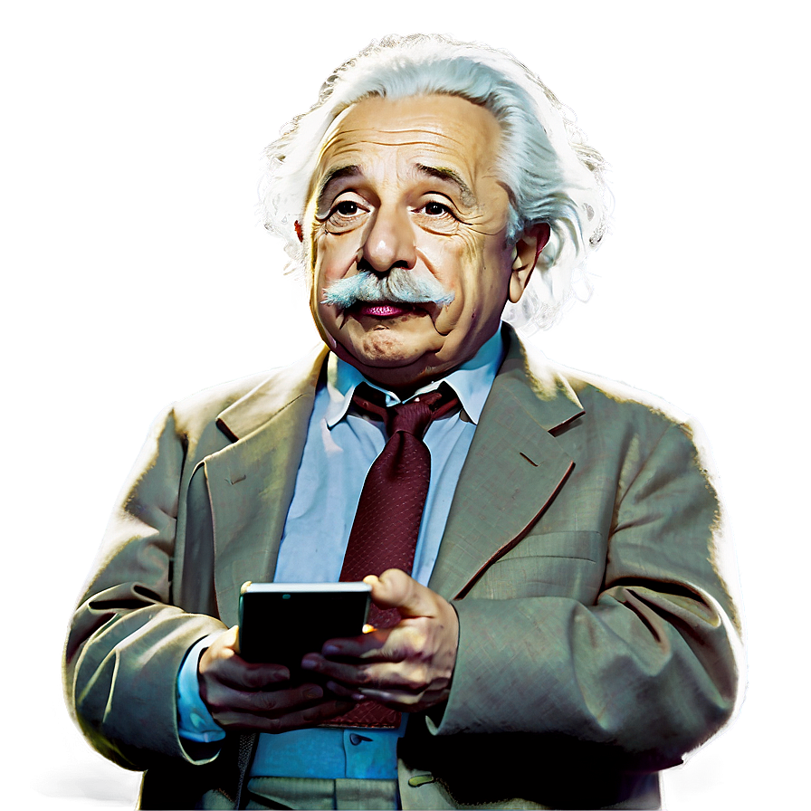 Einstein In Lecture Png Plt