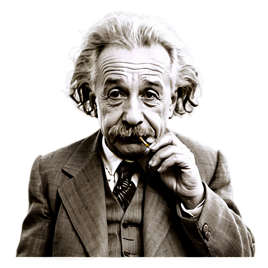 Einstein With Pipe Png 81