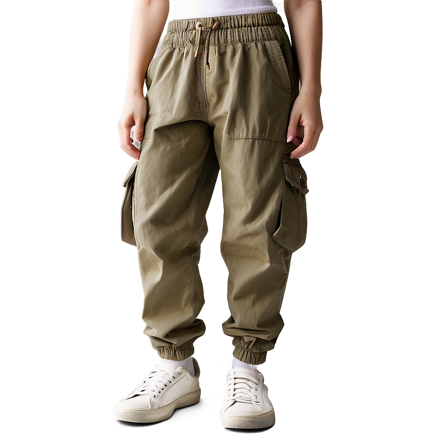 Elastic Waist Cargo Pants Png Ebc