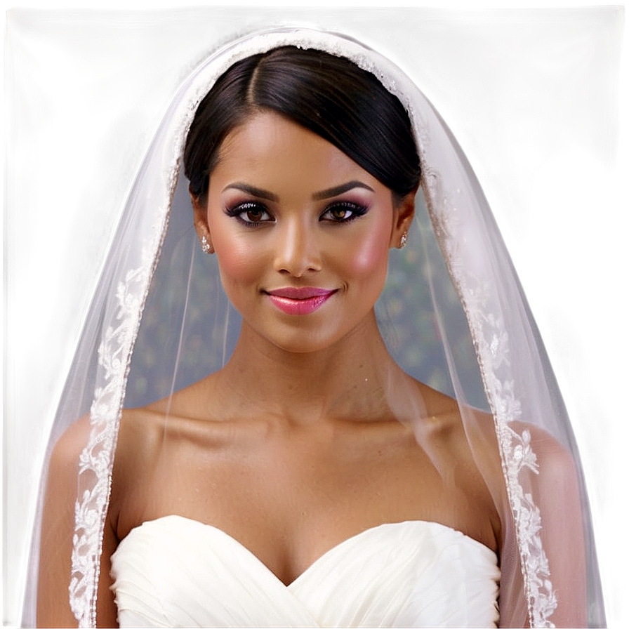 Elbow Length Wedding Veil Png Ljy