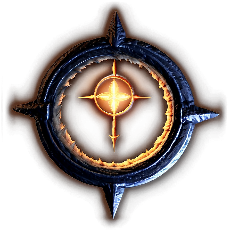 Elden Ring Symbol Glowing Png Dpb