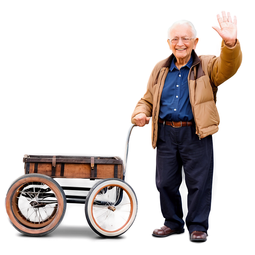 Elderly Person Waving Png Rli69