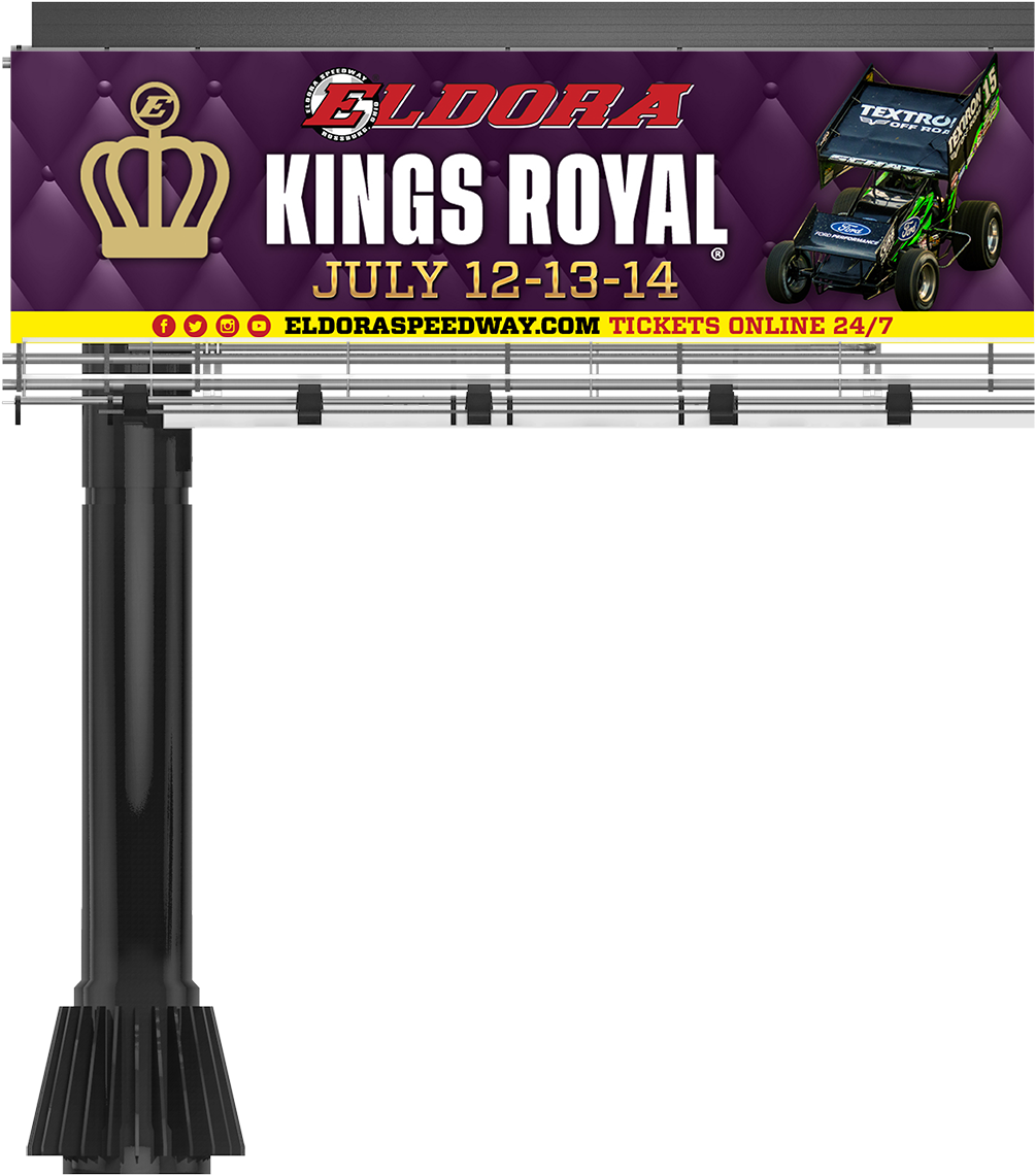 Eldora Kings Royal Billboard Advertisement