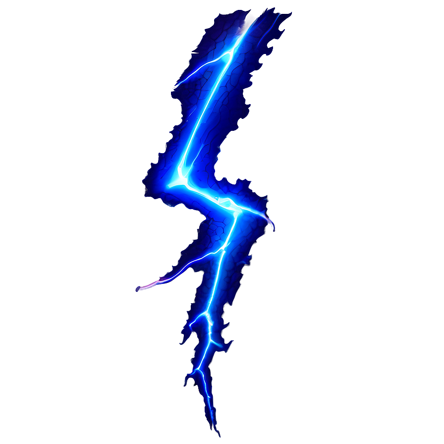 Electric Blue Lightning Bolt Png 05042024