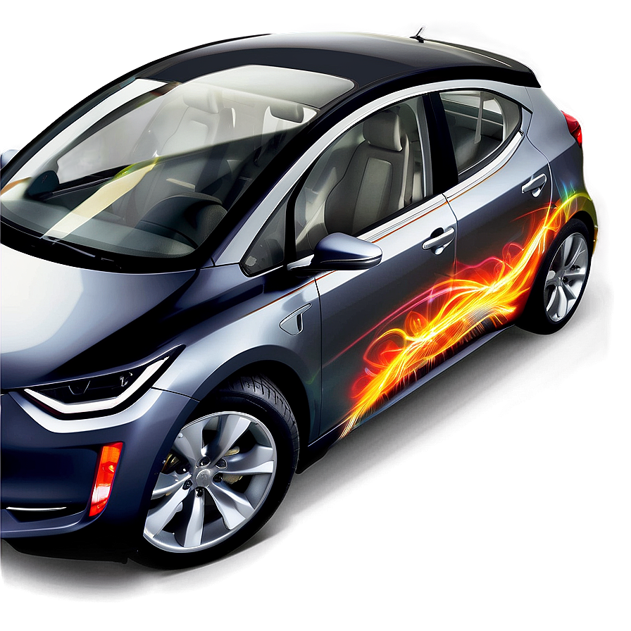 Electric Car Vector Design Png Kap