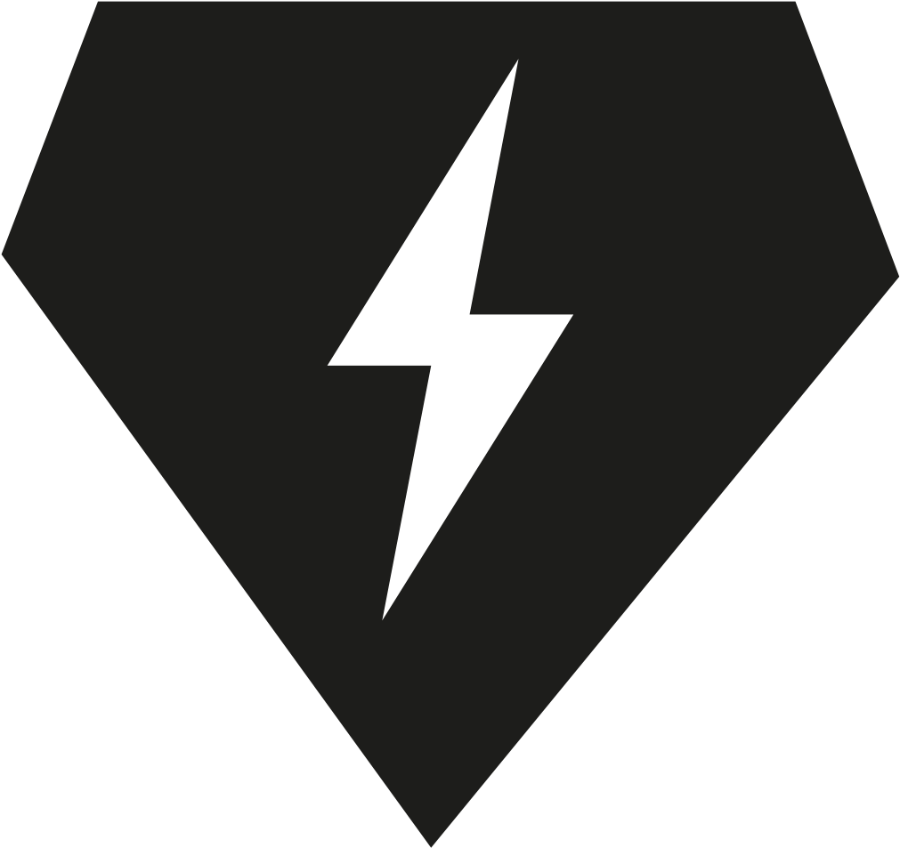 Electric Charge Symbol Graphic