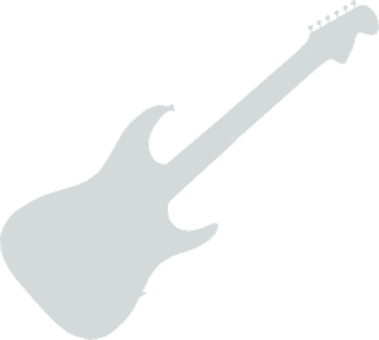 Electric Guitar Silhouette Black Background