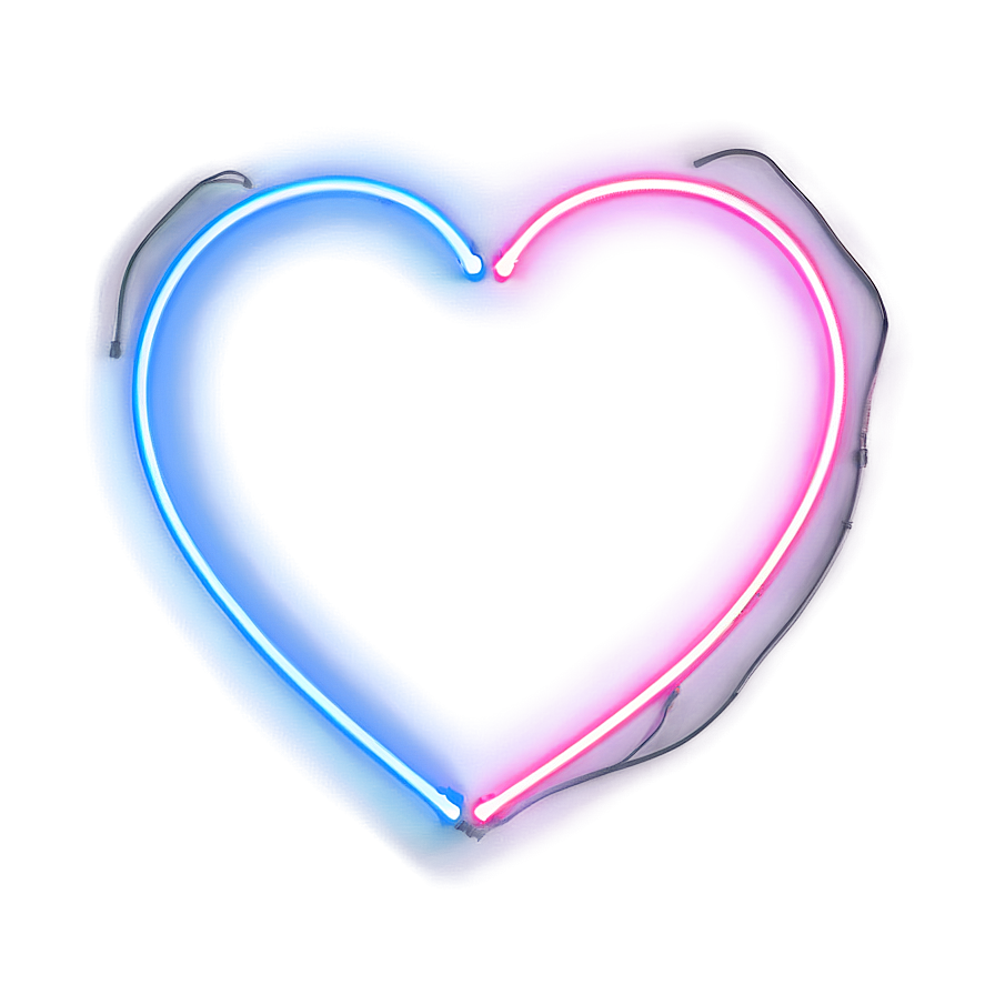 Electric Neon Heart Png Nvo