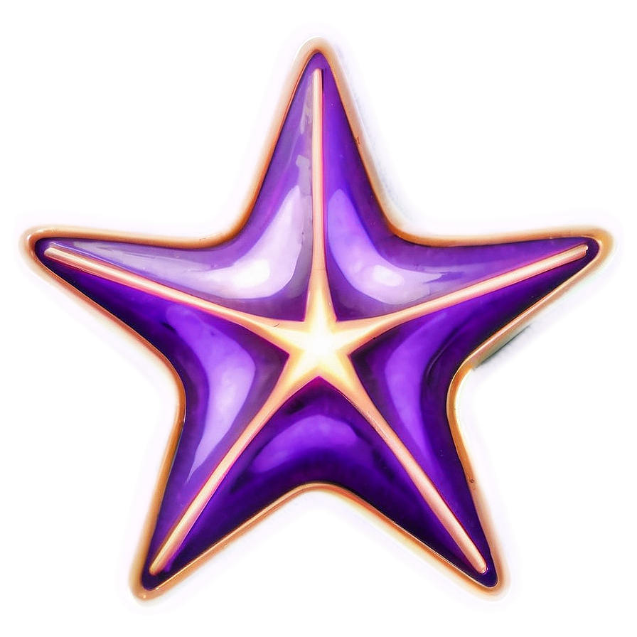 Electric Purple Star Motif Png Suu