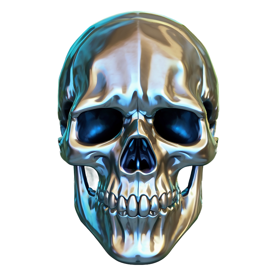 Electric Skull Face Visual Png Bar