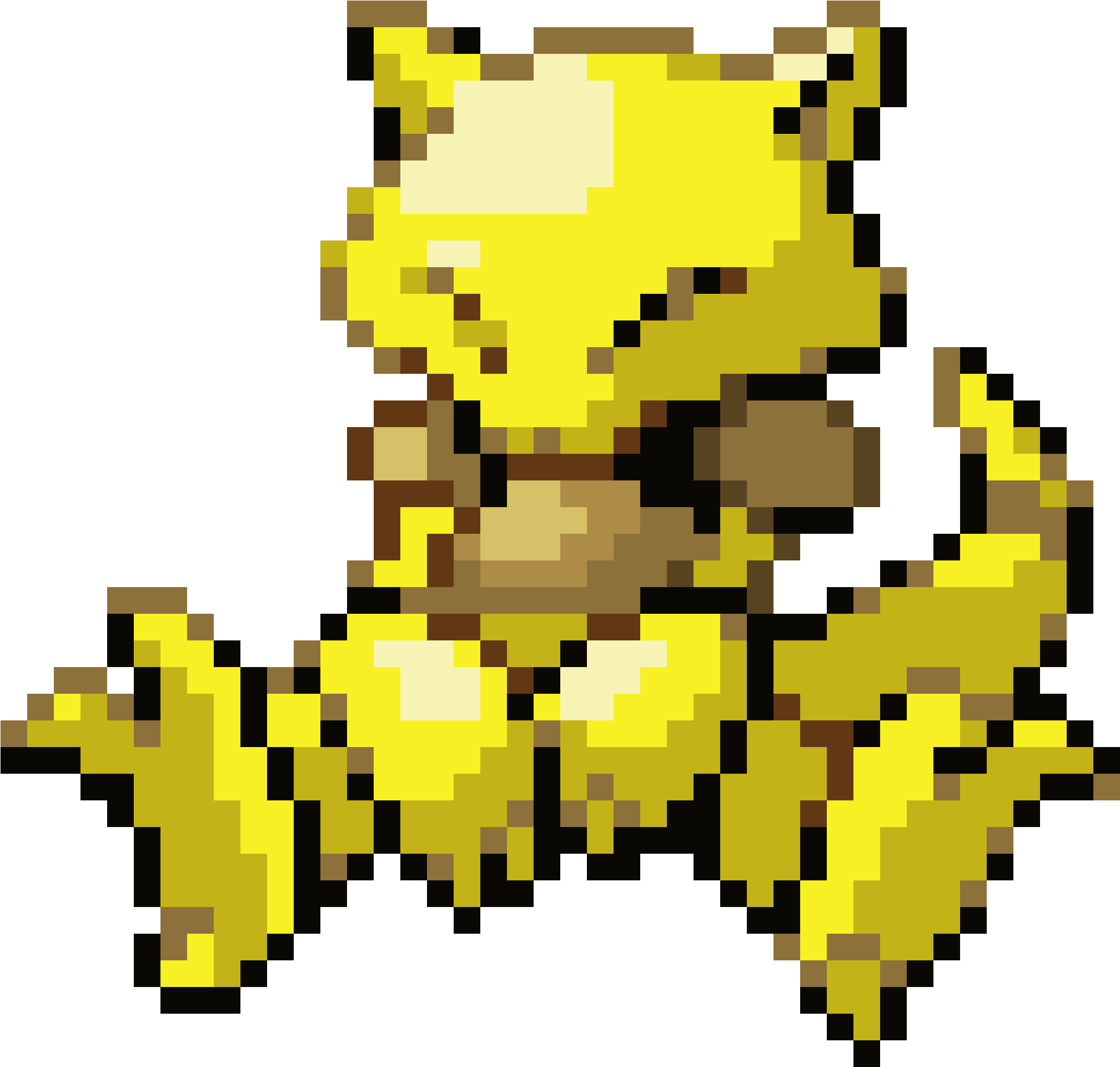 Electric Type_ Pixel_ Art_ Creature