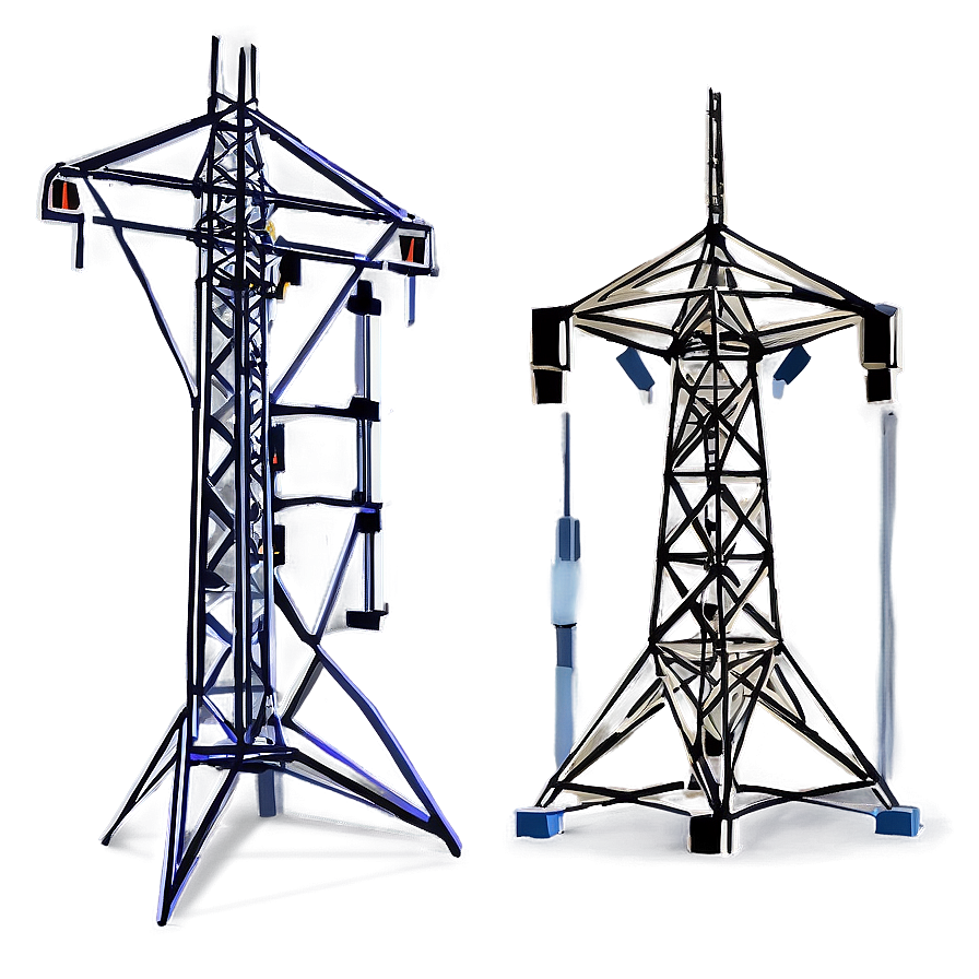 Electricity Grid Towers Png 06282024