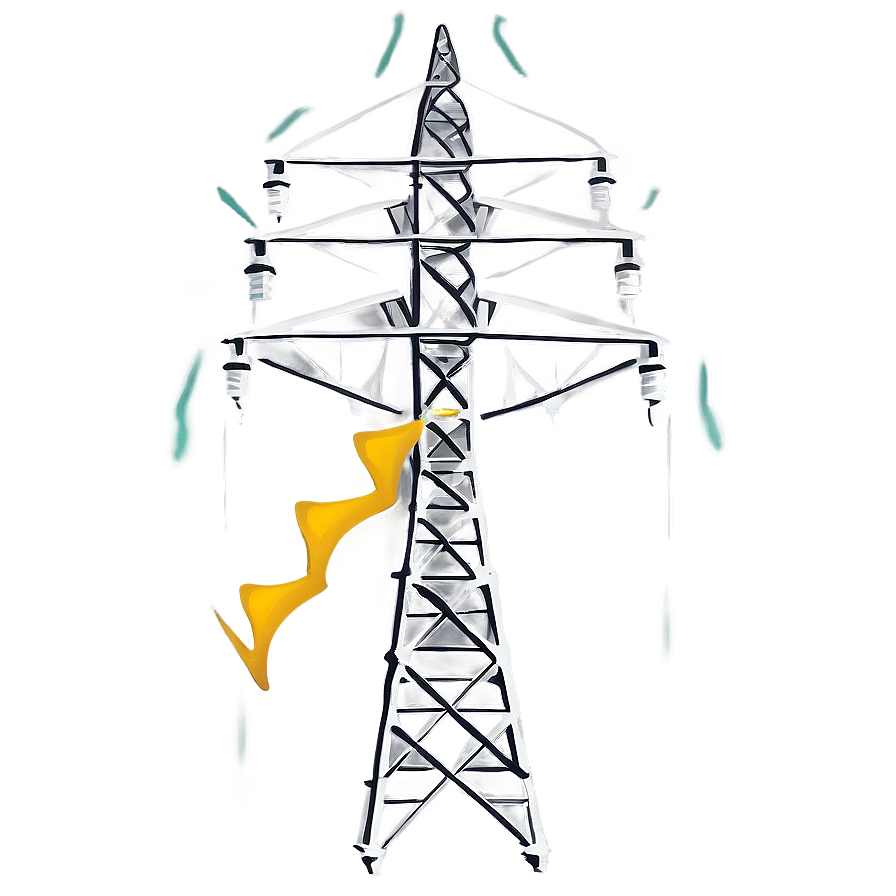 Electricity Transmission Tower Png 05242024