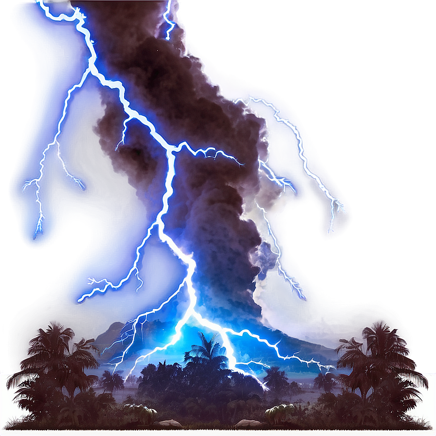 Electrifying Lightning Scene Png 29