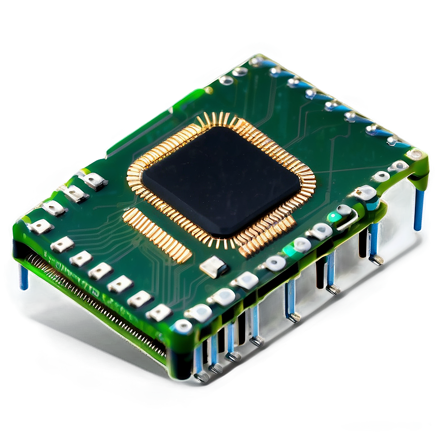 Electronic Circuit Microchip Png 11