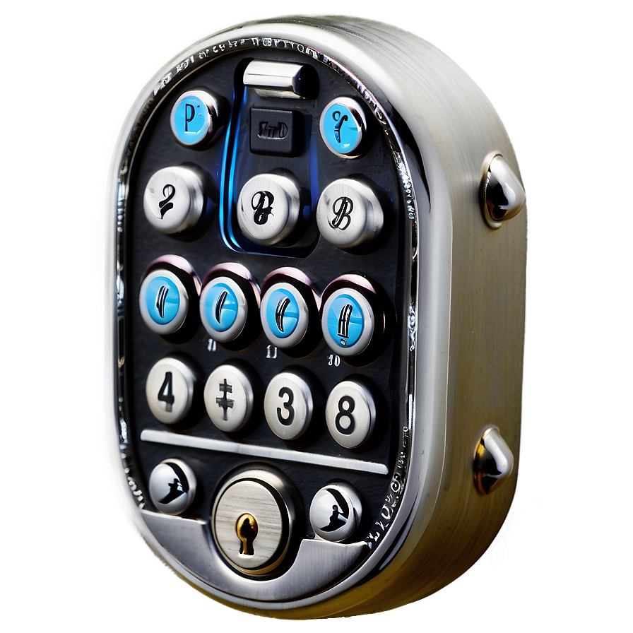 Electronic Keypad Lock Png Cxx