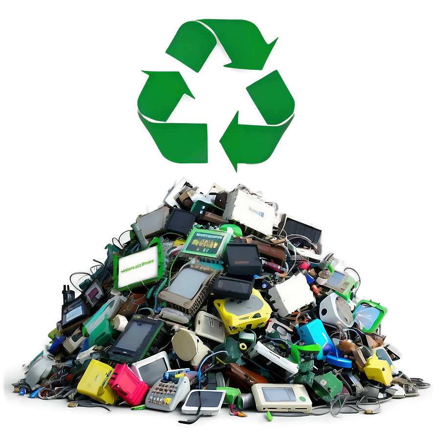 Electronic Waste Pile Png 06212024