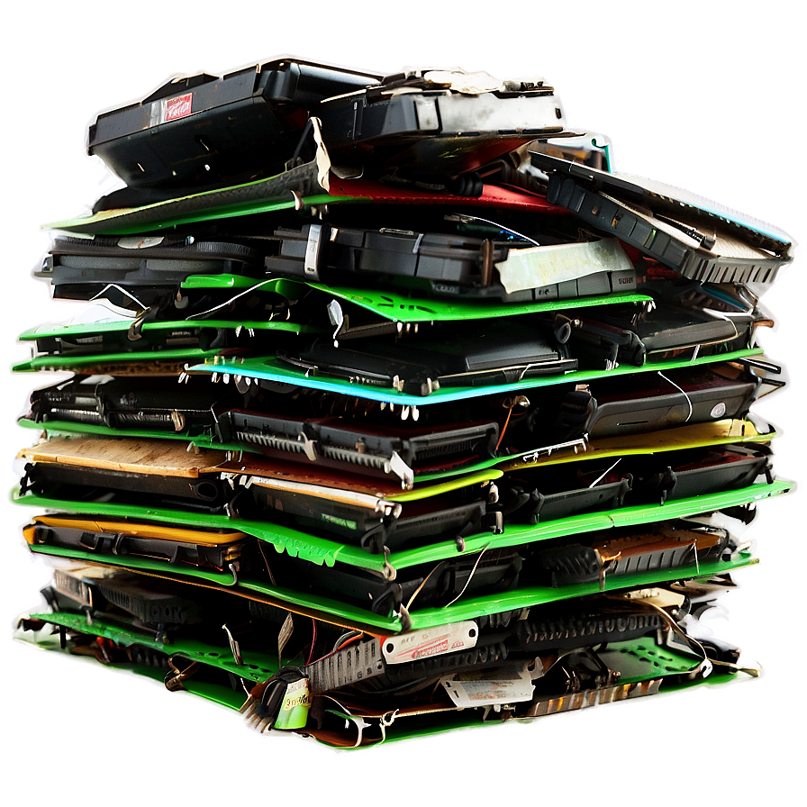 Electronic Waste Pile Png 53