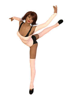 Elegant Ballerina Pose