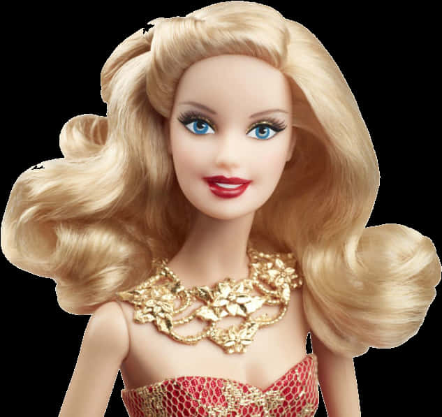 Elegant Barbie Doll Portrait