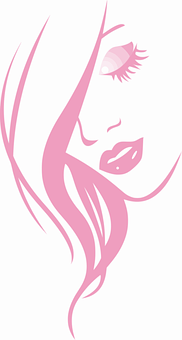 Elegant Beauty Profile Vector