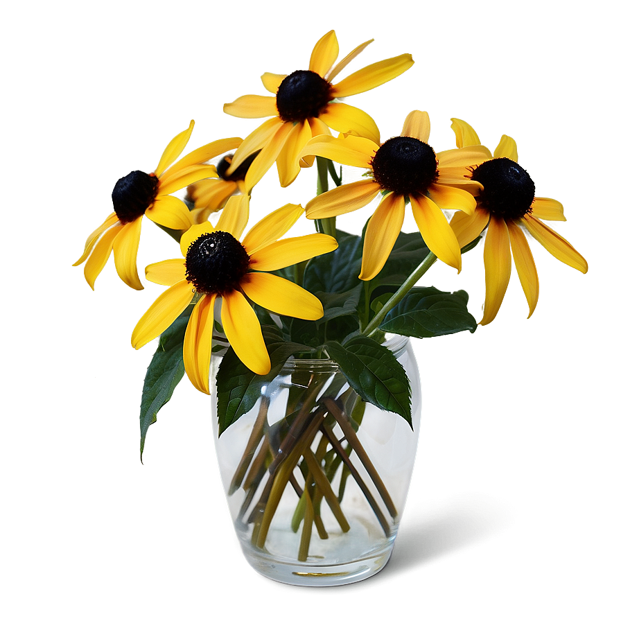 Elegant Black Eyed Susan Arrangement Png 47