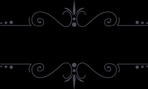 Elegant Black Flourish Frame Design