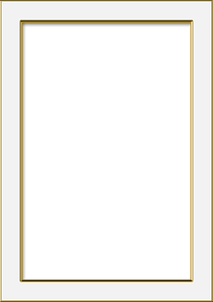 Elegant Black Framewith Gold Trim